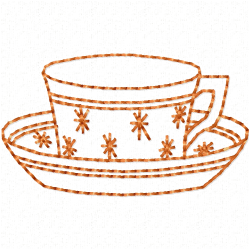 Mugs Embroidery Design 7 Mugs Embroidery Design 7